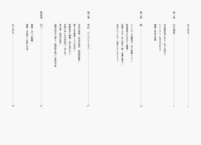 干净留白目录排版参考