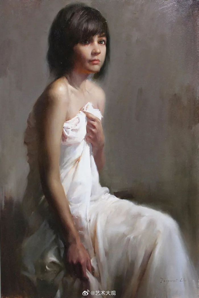 旅美画家刘方伟人物油画专辑