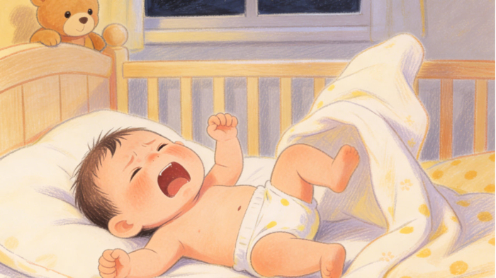 婴儿闹觉，不是哭那么简单，这些危害莫疏忽