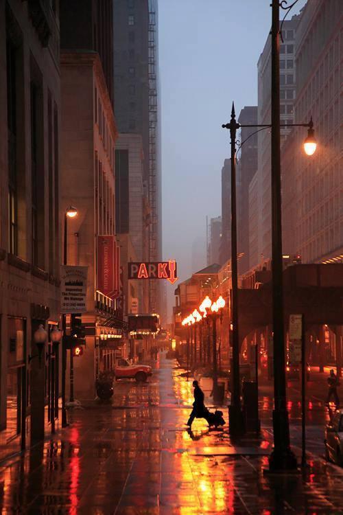 英国下雨的街头图片图片