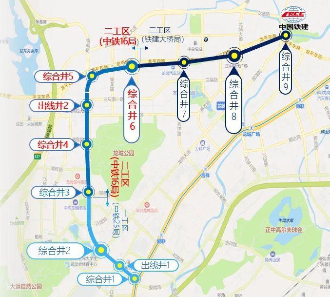 深圳地铁16号线路图图片