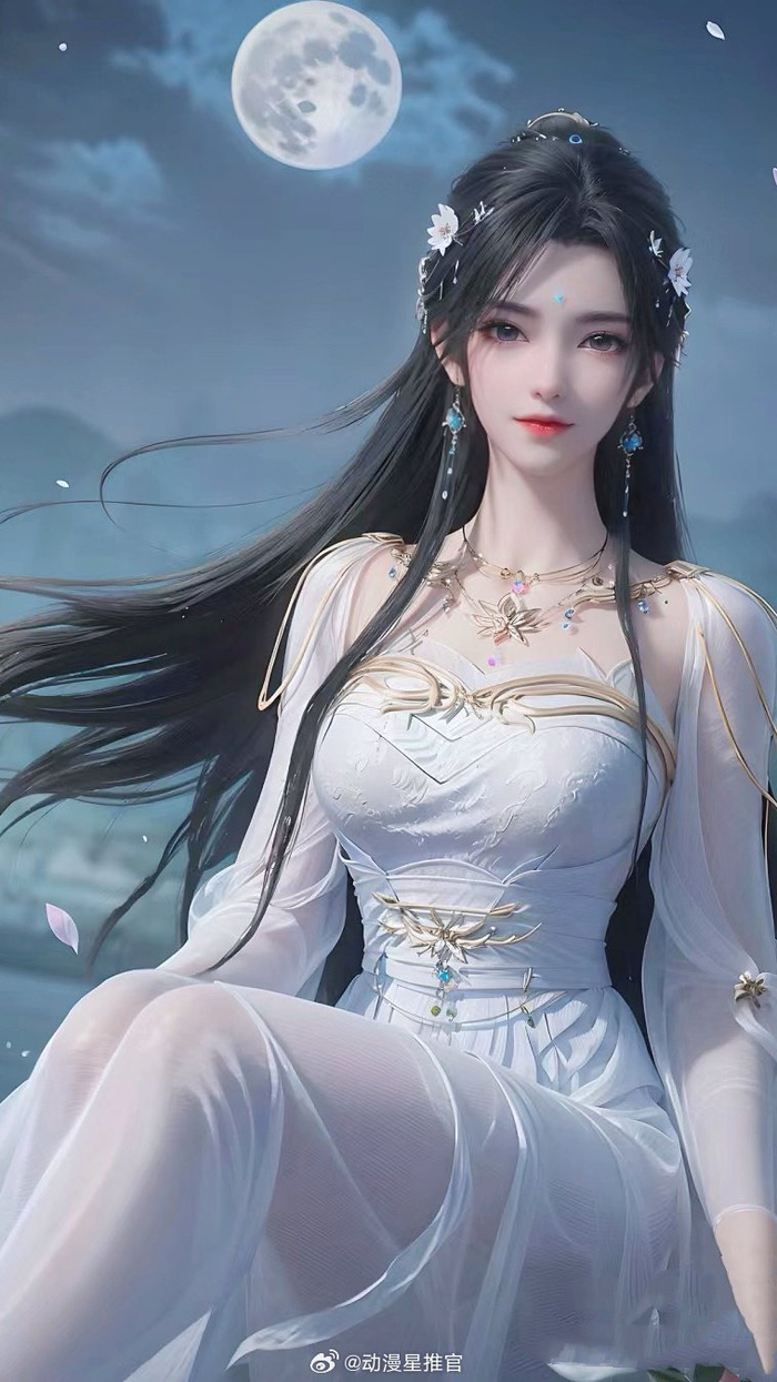 清漪高清壁纸三张图风格不太一样算是各有各的美吧