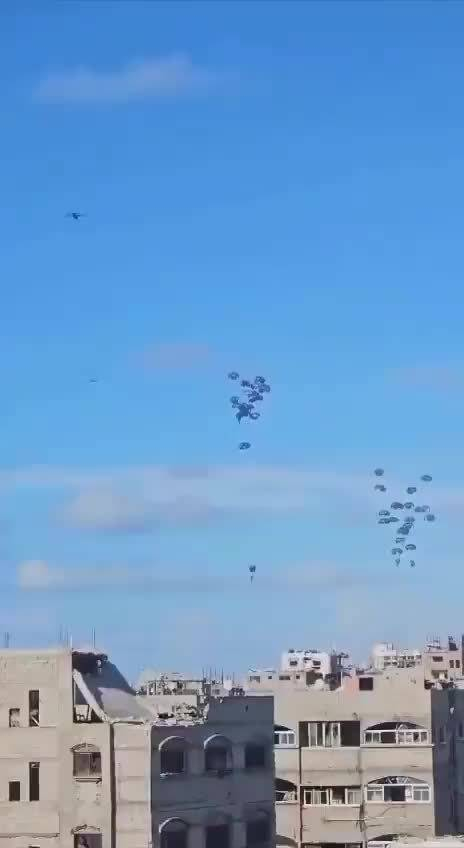 援助物资空投失误致加沙多人死伤_手机新浪网