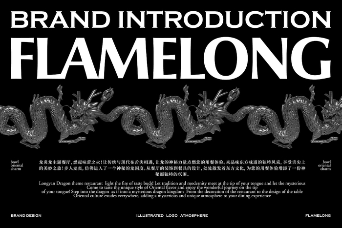 flamelong龙炎品牌设计言言荷