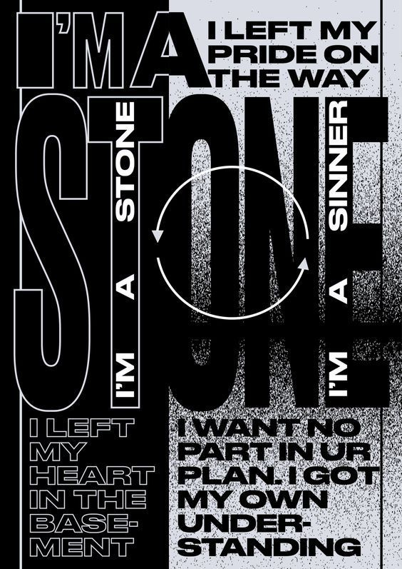 一组酸性海报设计