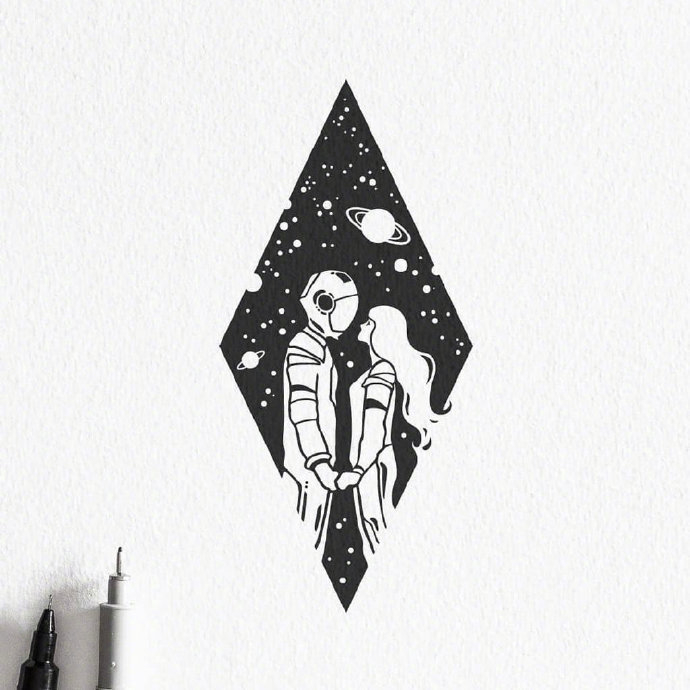 创意针管笔绘画 dario anza