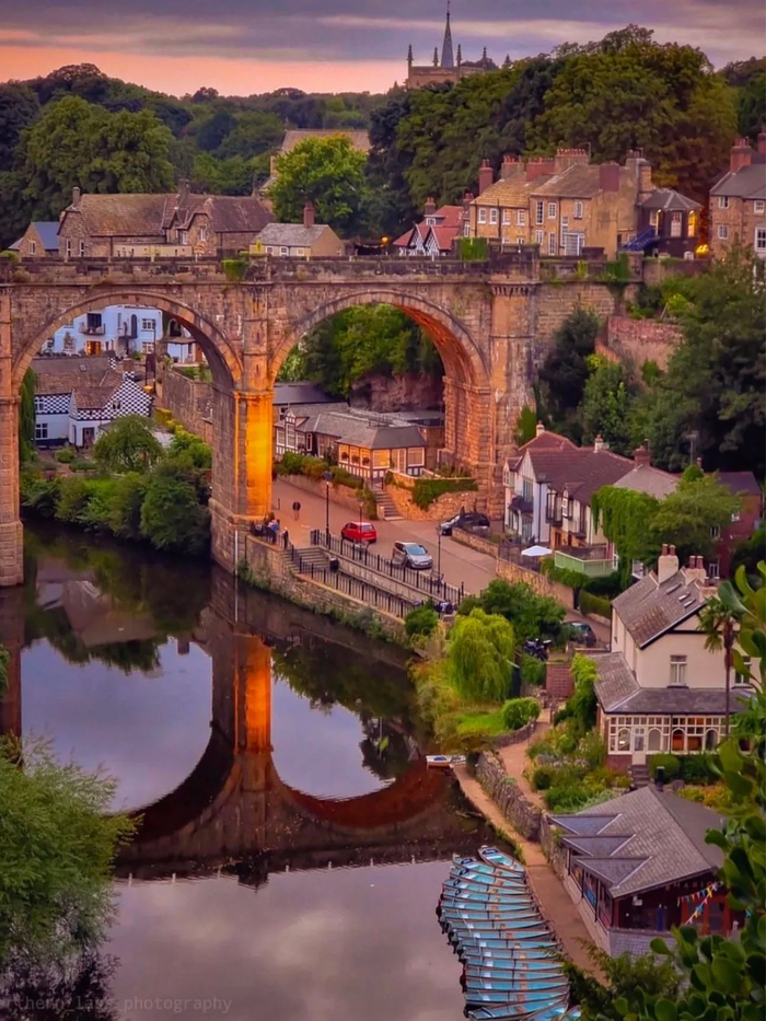 英国最美油画小镇纳尔斯伯勒的初夏