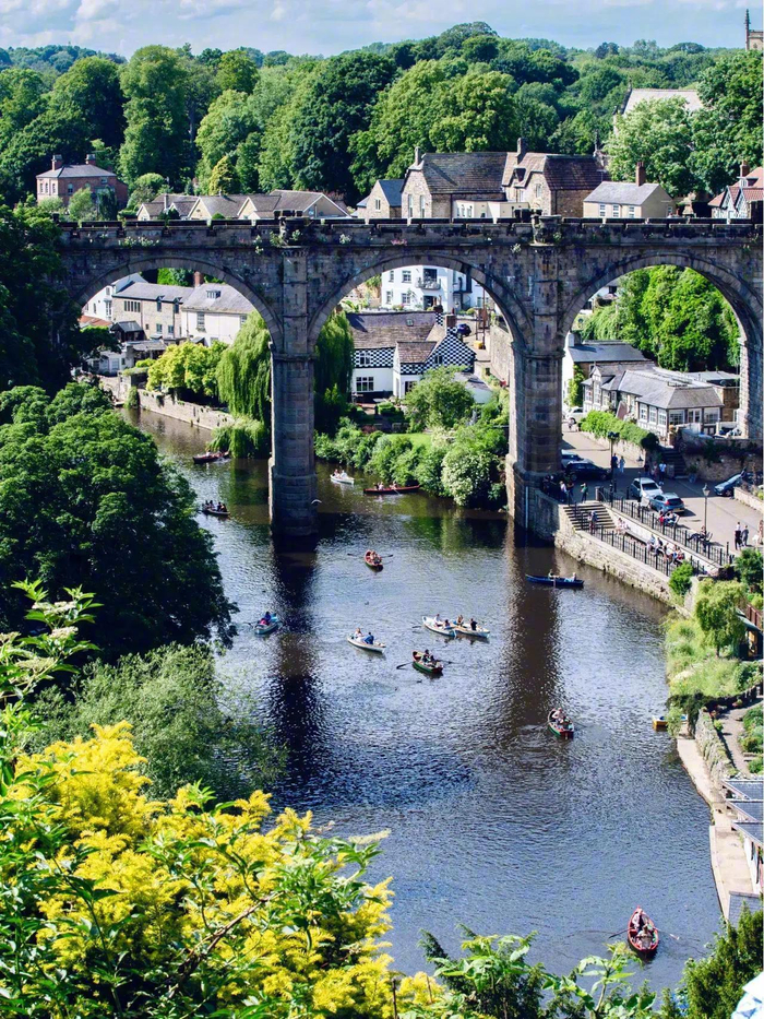 英国最美油画小镇纳尔斯伯勒的初夏