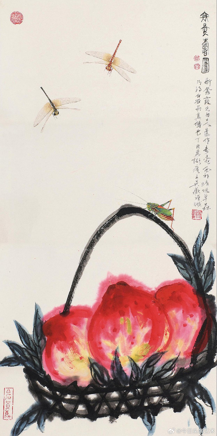 评剧女演员新凤霞花鸟画