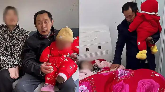活着，不只在小说里！58岁男娶21岁失明抑郁女孩，生一女后日更视频