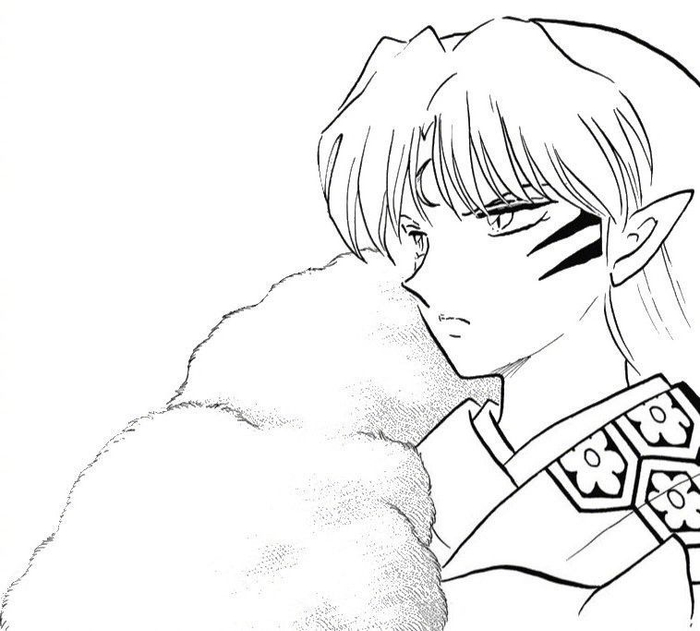 杀生丸原画真的帅到我发疯!