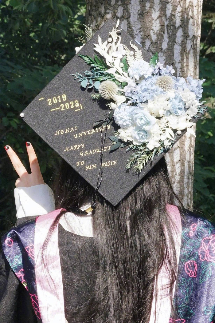学士帽DIY教程!毕业当然要戴着美美的学士帽拍照