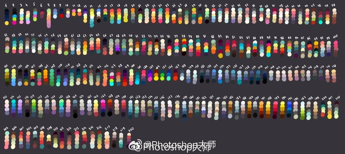一组不错的设计绘画配色参考，需转备用！__财经头条__新浪财经