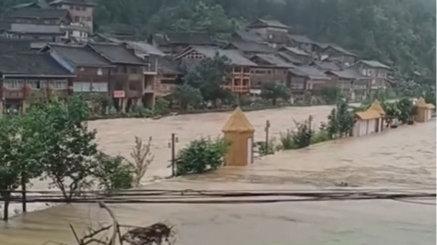贵州榕江拉响全城警报：所有人员全部撤离，预计出现253米洪峰水位