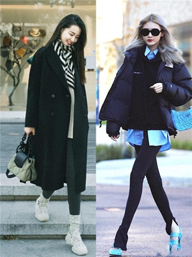 去了上海才发现无痕裤厚底鞋今年很流行既显气质又洋气