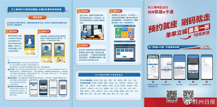 预约就座刷码即走 沪宁沿江开通"铁路e卡通"