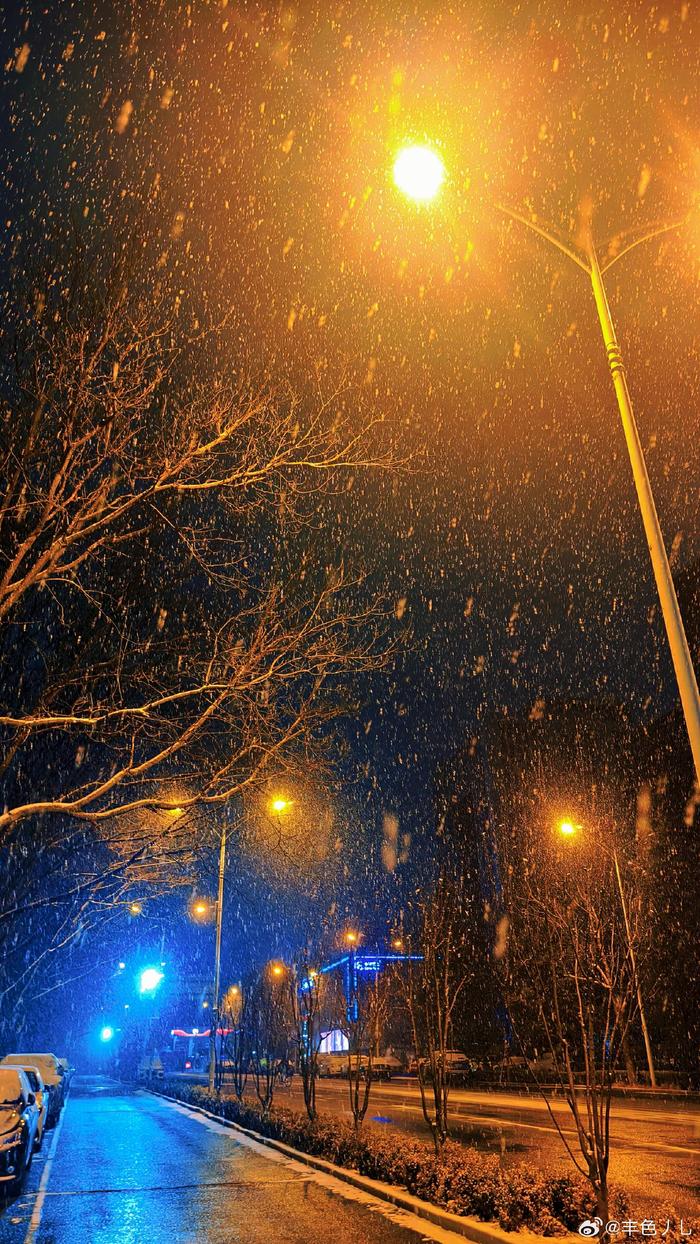 雪夜 伤感图片