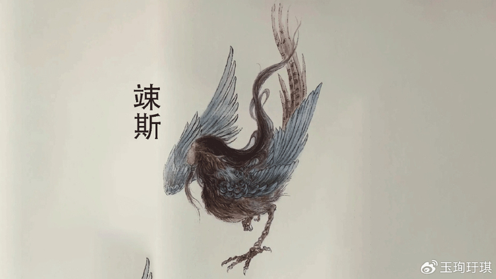 山海经异兽:竦斯,长有人脸的飞禽,见人就跳跃|山海经|异兽|飞禽_新浪