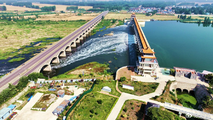 聚焦大汶河宁阳县堽城坝水位调控|河道|泰安市|防汛|山东省|拦河闸_新浪新闻