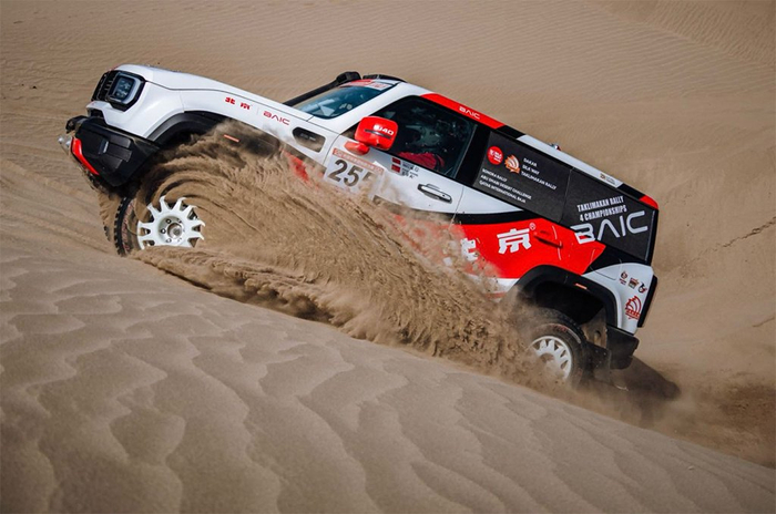 北京汽车在环塔拉力赛中创造辉煌 全新bj40引领越野新潮流