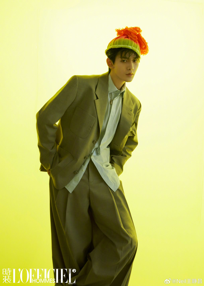 邓为登上时装男士三月刊封面依旧是dior型男范欣
