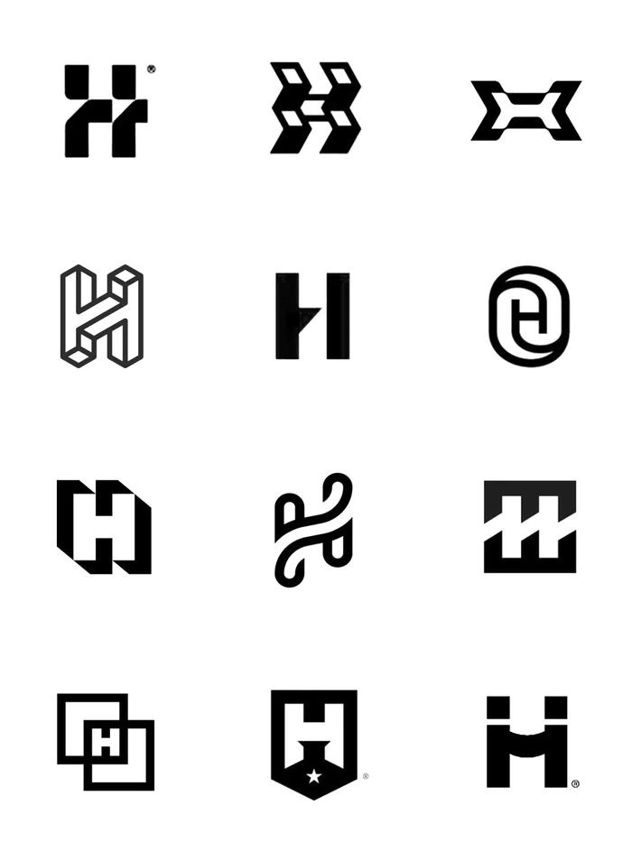 英文字母logo设计(g~m)
