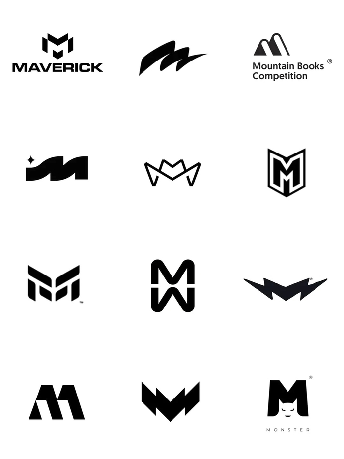 英文字母logo设计(g~m)