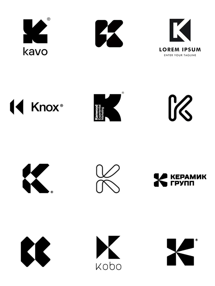 英文字母logo设计(g~m)