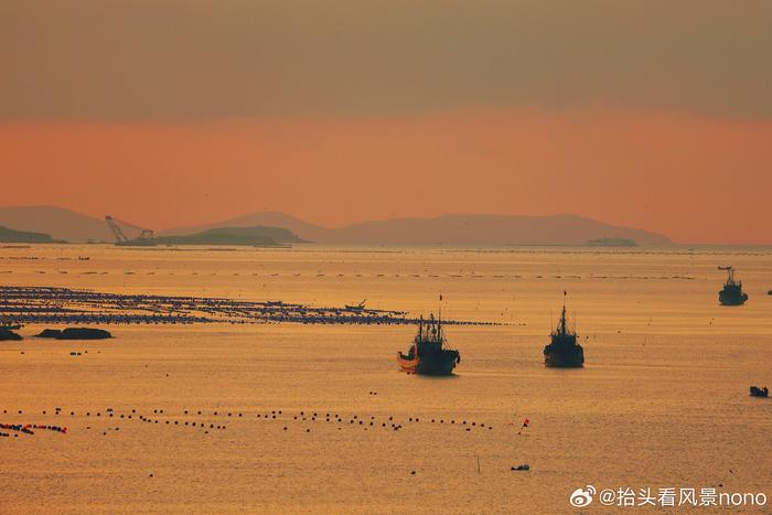 福建定海灣的治癒系日出山海之間總有那麼一瞬間的驚豔