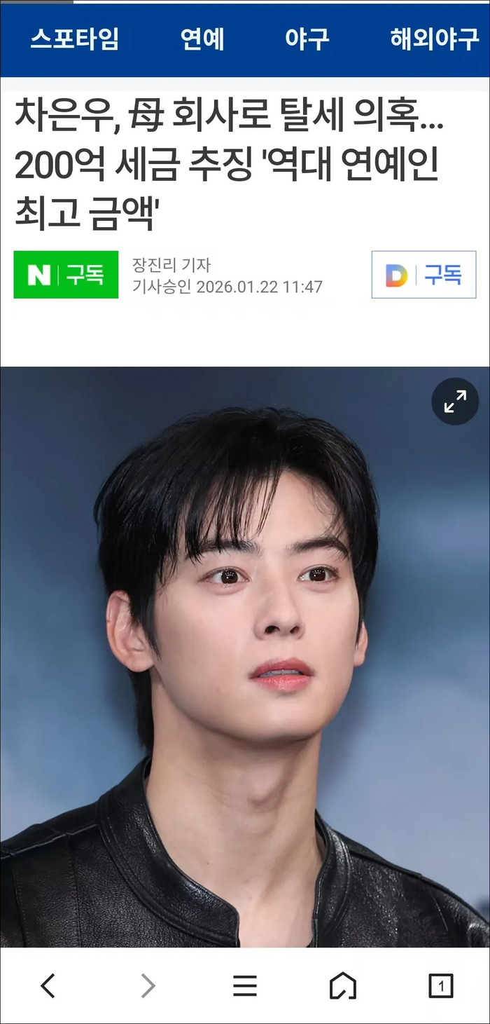 韩国顶流艺人车银优，涉嫌利用妈妈的公司逃税，面临200亿韩元追缴|法人|国税|演艺|母亲|税务_手机新浪网