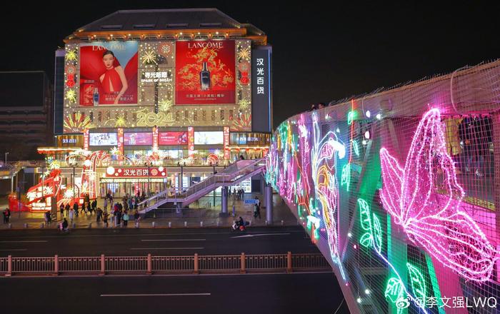 北京西单夜景图片