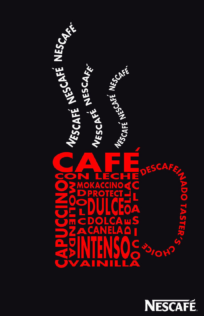 文字图形化海报设计