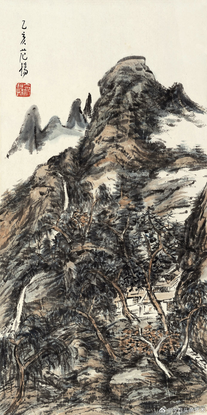 画家范扬山水画