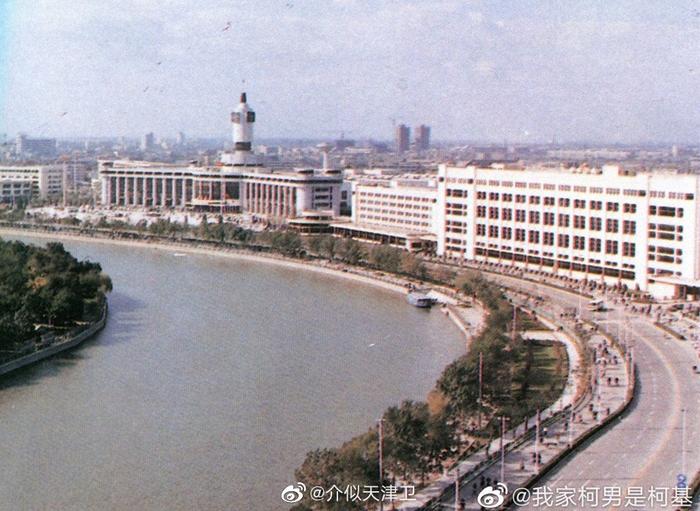 天津海河广场老照片图片