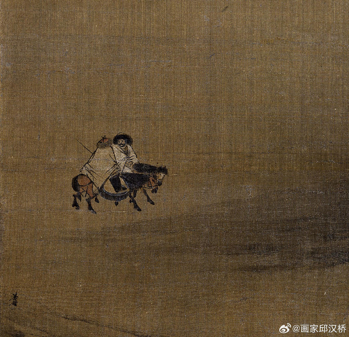 南宋梁楷《雪景山水图》__财经头条