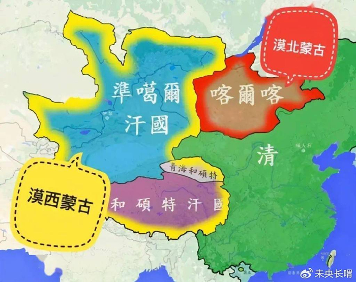 明蒙天然对立而清朝可使用联姻,沙俄东扩也使蒙古只得依赖清朝