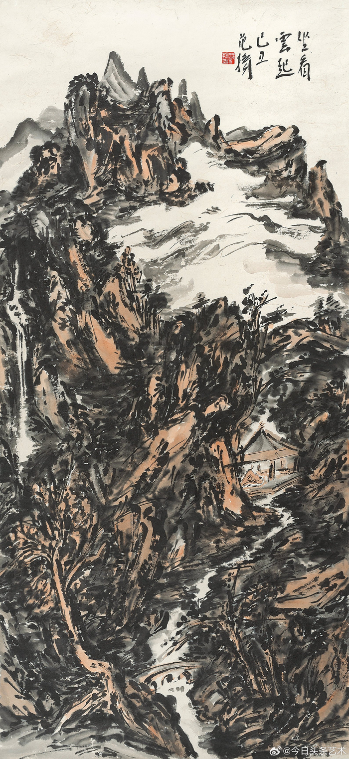 画家范扬山水画