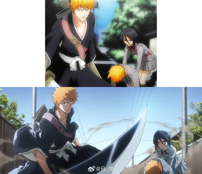 『死神』动画开播20周年特别映像 部分重制画面对比