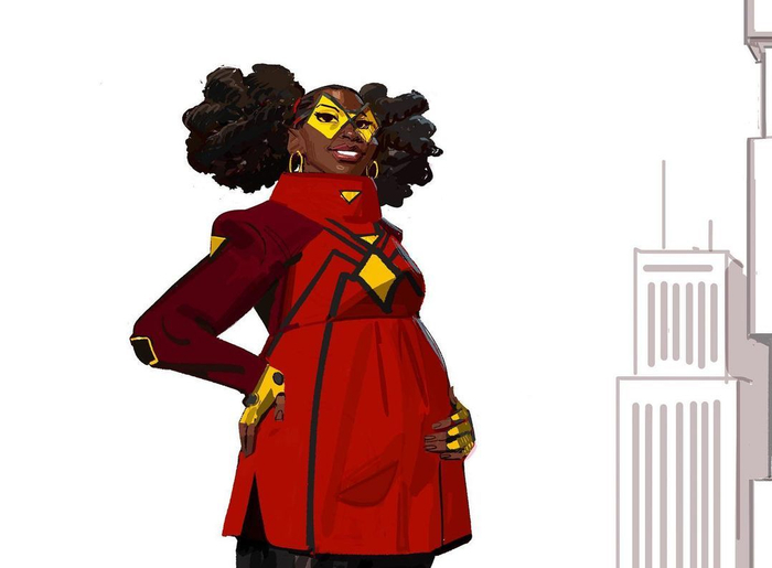 一组蜘蛛女侠(杰西卡·德鲁)舍弃概念图__财经头条