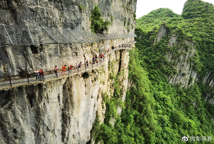 恩施大峡谷绝壁长廊