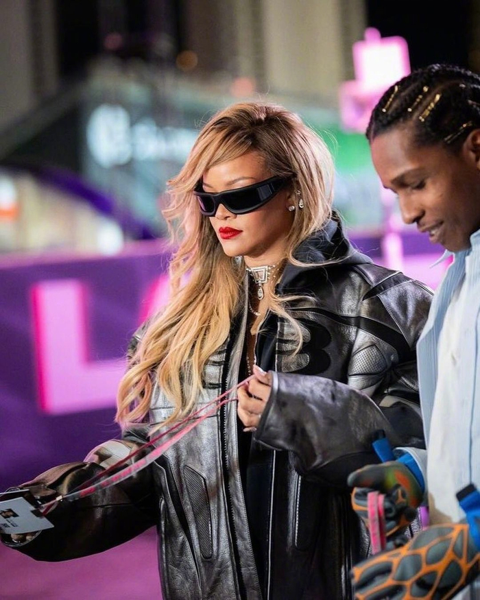 著名女企业家rihanna与男友aaprocky