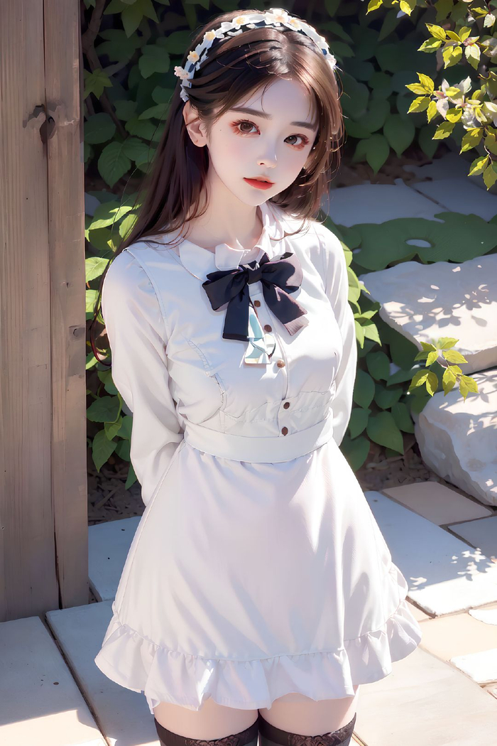 午后小姐姐清纯学妹学园风高清ai绘画壁纸手机电脑高清壁纸1