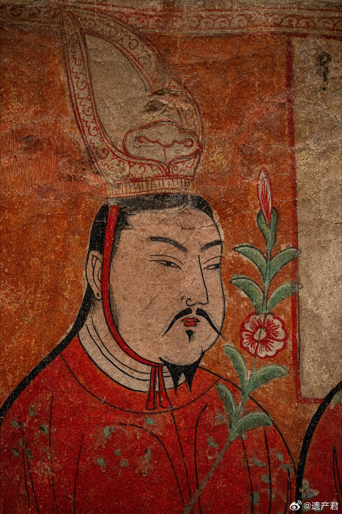 德国柏林红宝论坛收藏的新疆吐鲁番柏孜克里克千佛洞中被盗割的壁画