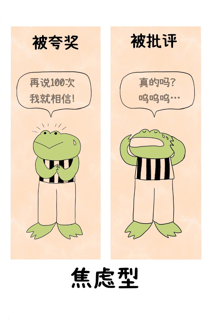 不同人格面对表扬和批评 来源xhs:真理子__财经头条__新浪财经