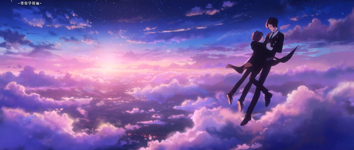 新作动画ed结尾曲插画秒速五厘米之黑执事版