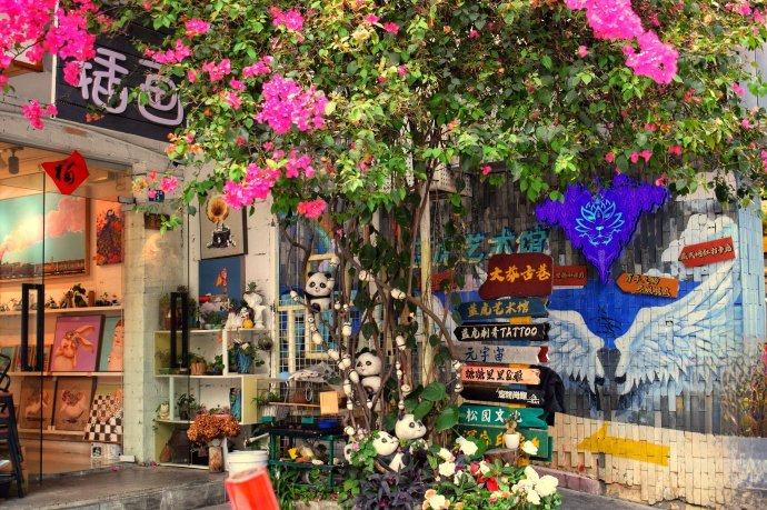 慢下脚步在深圳感受色彩斑斓的春天深圳大芬油画村