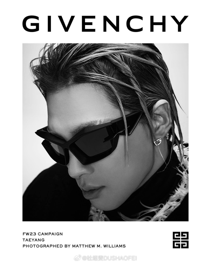太阳taeyang出镜givenchy2023秋冬系列最新男装形象大片