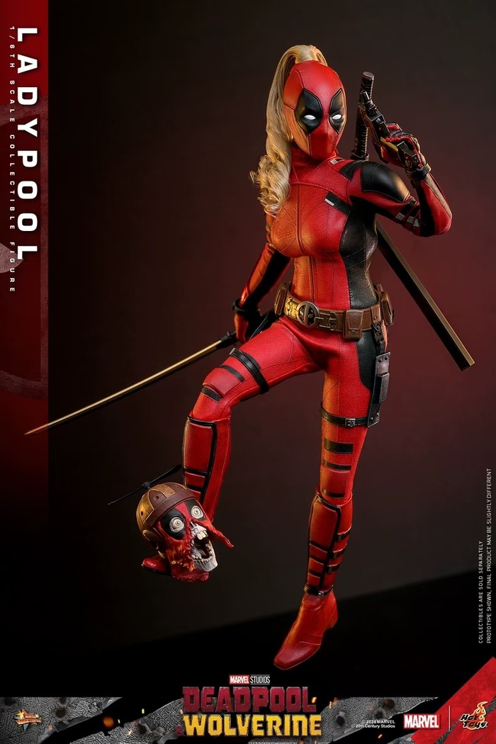 hot toys推出《死侍与金刚狼》中的女死侍1/6人偶公仔模型