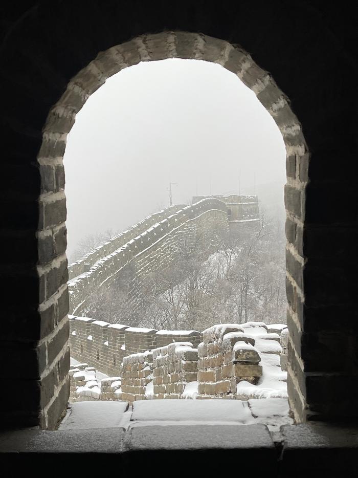 长城雪景慕田峪图片