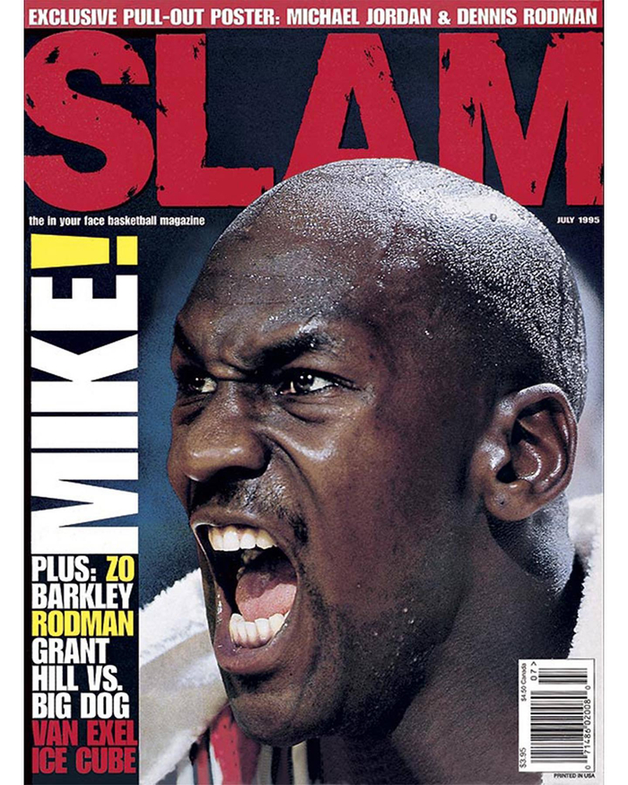 那些年乔丹登上的slam杂志封面67太经典了